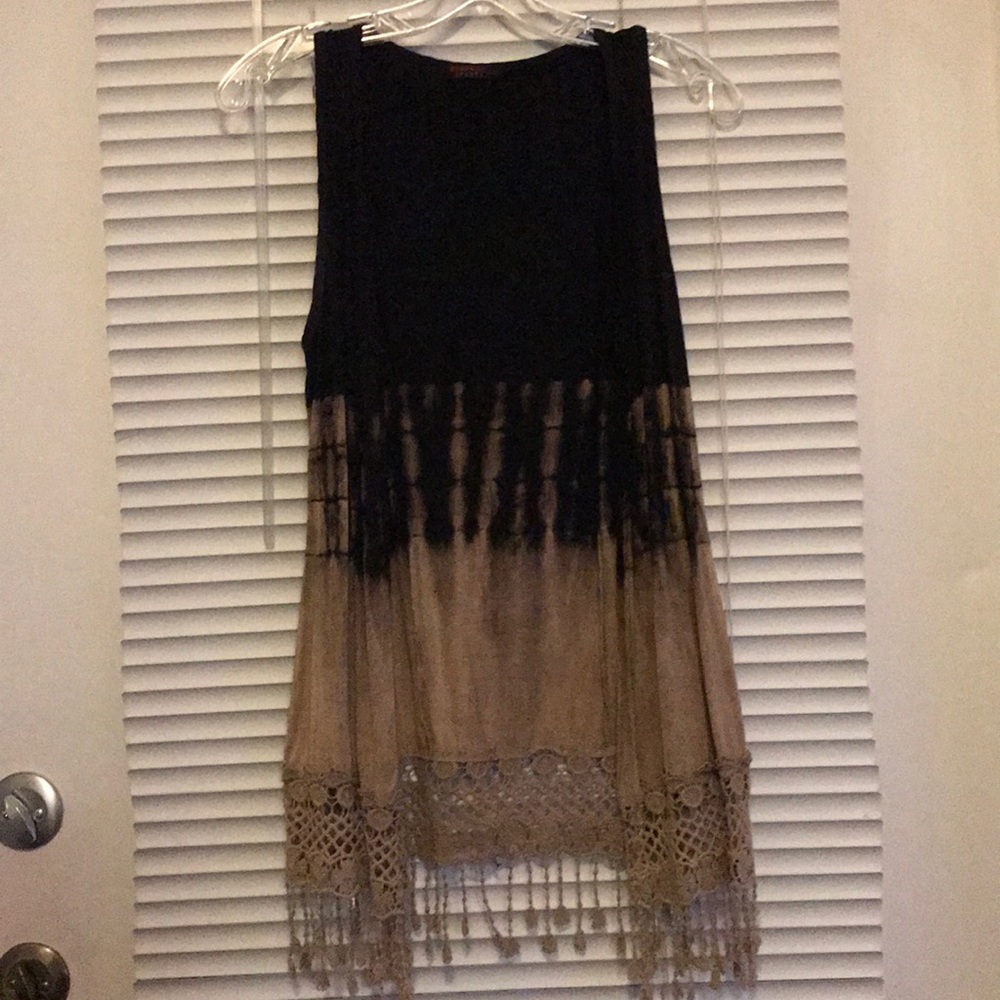 Tie-dye vest